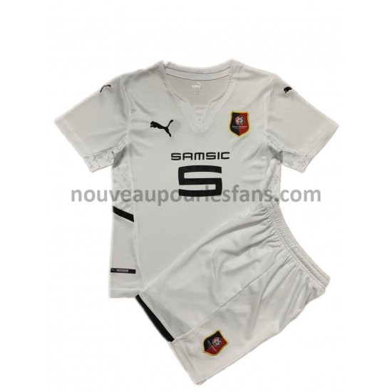 Maillot Stade Rennais Enfant Tenue Extérieur 2021-2022 Manche Courte