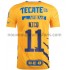Maillot Tigres UANL Nico Lopez 11 Tenue Domicile 2021-2022 Manche Courte