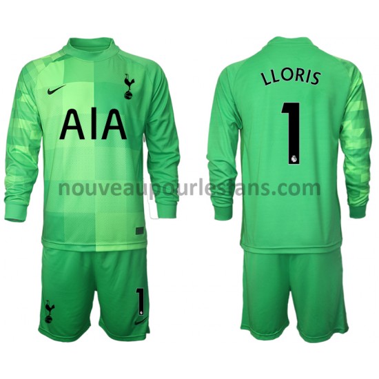 Maillot Tottenham Hotspur Hugo Lloris 1 Gardien Enfant Tenue Domicile 2021-2022 Manche Longue