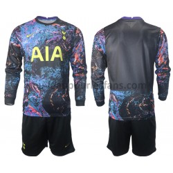 Maillot Tottenham Hotspur Enfant Tenue Extérieur 2021-2022 Manche Longue
