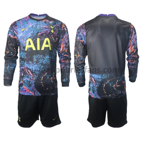 Maillot Tottenham Hotspur Enfant Tenue Extérieur 2021-2022 Manche Longue
