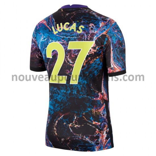 Maillot Tottenham Hotspur Lucas Moura 27 Tenue Extérieur 2021-2022 Manche Courte