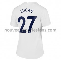Maillot Tottenham Hotspur Lucas Moura 27 Femme Tenue Domicile 2021-2022 Manche Courte