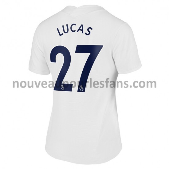 Maillot Tottenham Hotspur Lucas Moura 27 Femme Tenue Domicile 2021-2022 Manche Courte