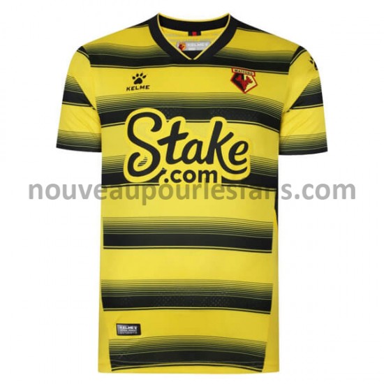 Maillot Watford Tenue Domicile 2021-2022 Manche Courte