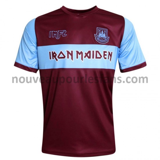 Maillot West Ham United Iron Maiden Tenue Domicile Manche Courte