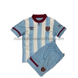 Maillot West Ham United Enfant Tenue Extérieur 2021-2022 Manche Courte