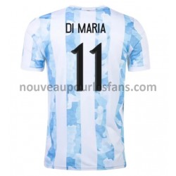 Maillot Argentine Di Maria 11 Tenue Domicile 2021 Manche Courte