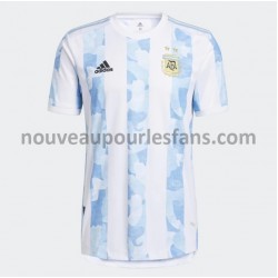 Maillot Argentine Tenue Domicile 2021 Manche Courte