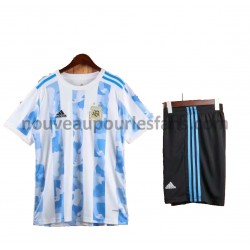 Maillot Argentine Enfant Tenue Domicile 2021 Manche Courte