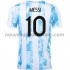 Maillot Argentine Lionel Messi 10 Tenue Domicile 2021 Manche Courte