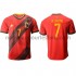 Maillot Belgique De Bruyne 7 Tenue Domicile Euro 2020 Manche Courte
