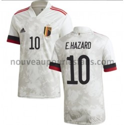 Maillot Belgique E.Hazard 10 Tenue Extérieur Euro 2020 Manche Courte