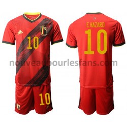 Maillot Belgique Eden Hazard 10 Enfant Tenue Domicile Euro 2020 Manche Courte