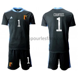 Maillot Belgique Gardien Thibaut Courtois 1 Enfant Tenue Domicile Euro 2020 Manche Courte