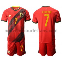 Maillot Belgique Kevin De Bruyne 7 Enfant Tenue Domicile Euro 2020 Manche Courte