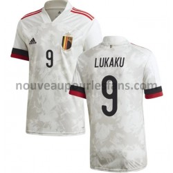 Maillot Belgique Romelu Lukaku 9 Tenue Extérieur Euro 2020 Manche Courte