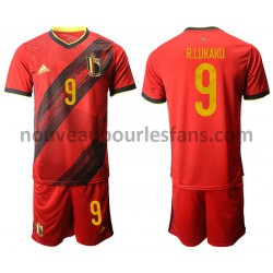 Maillot Belgique Romelu Lukaku 9 Tenue Domicile Euro 2020 Manche Courte