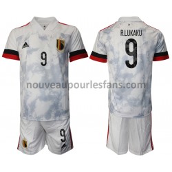 Maillot Belgique Romelu Lukaku 9 Enfant Tenue Extérieur Euro 2020 Manche Courte