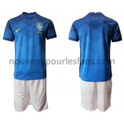 Maillot Brésil Enfant Tenue Extérieur 2020-2021 Manche Courte