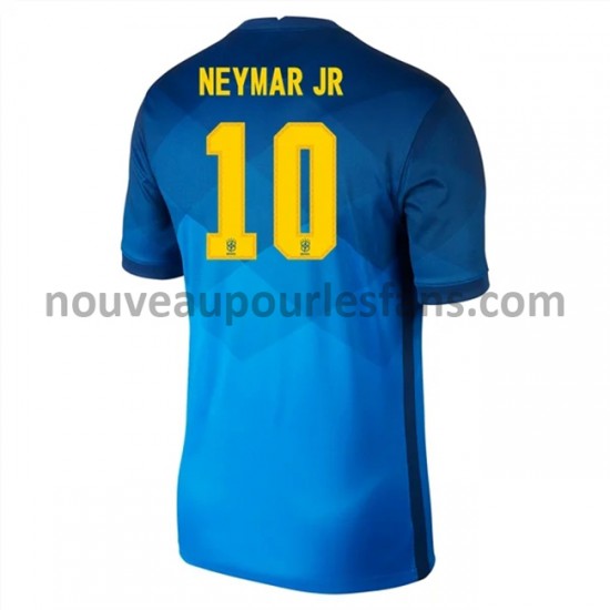 Maillot Brésil Neymar JR 10 Tenue Extérieur 2020-2021 Manche Courte