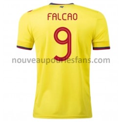 Maillot Colombie Falcao 9 Tenue Domicile 2020-2021 Manche Courte
