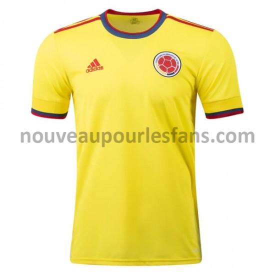Maillot Colombie Tenue Domicile 2020-2021 Manche Courte
