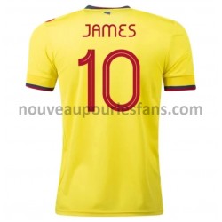 Maillot Colombie James 10 Tenue Domicile 2020-2021 Manche Courte