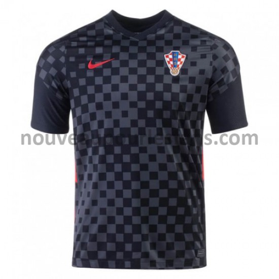 Maillot Croatie Tenue Extérieur Euro 2020 Manche Courte