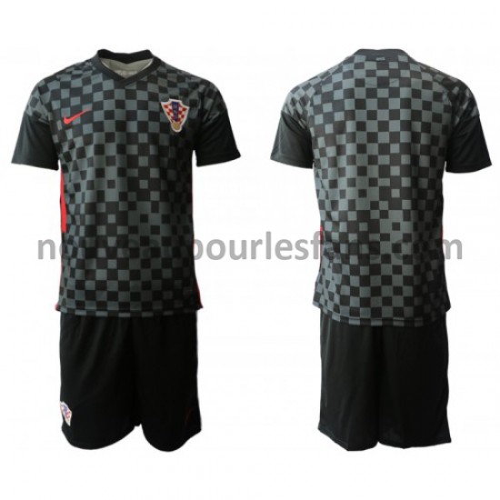 Maillot Croatie Enfant Tenue Extérieur Euro 2020 Manche Courte
