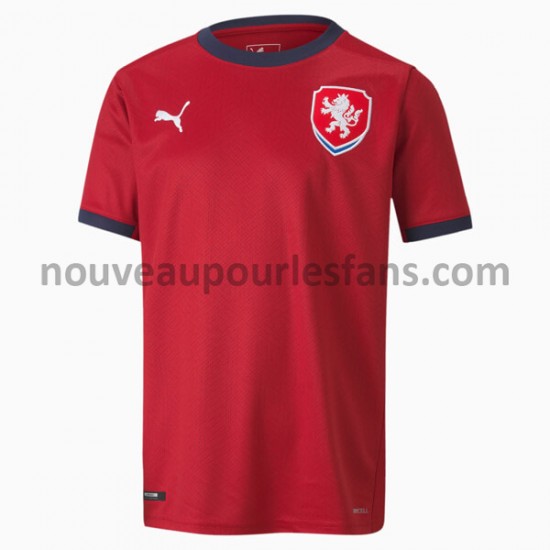 Maillot Tchéquie Tenue Domicile Euro 2020 Manche Courte