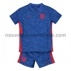 Maillot Angleterre Enfant Tenue Extérieur 2020 2021 Manche Courte