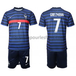 Maillot France Antoine Griezmann 7 Enfant Tenue Domicile Euro 2020 Manche Courte