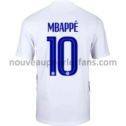 Maillot France Kylian Mbappé 10 Tenue Extérieur Euro 2020 Manche Courte