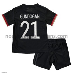 Maillot Allemagne Ilkay Gündogan 21 Enfant Tenue Extérieur Euro 2020 Manche Courte