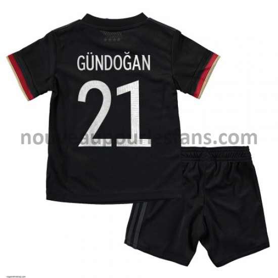 Maillot Allemagne Ilkay Gündogan 21 Enfant Tenue Extérieur Euro 2020 Manche Courte