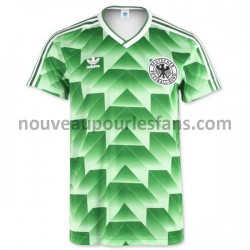 Maillot Allemagne Retro Tenue Extérieur 1990 Manche Courte