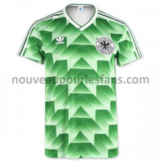Maillot Allemagne Retro Tenue Extérieur 1990 Manche Courte