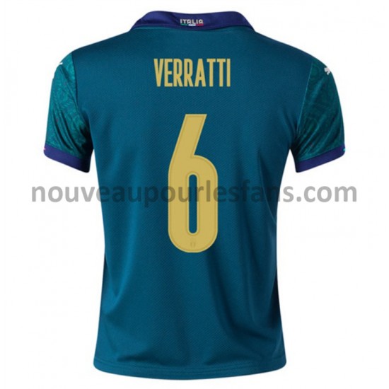 Maillot Italie Verratti 6 Tenue 3ème Euro 2020 Manche Courte