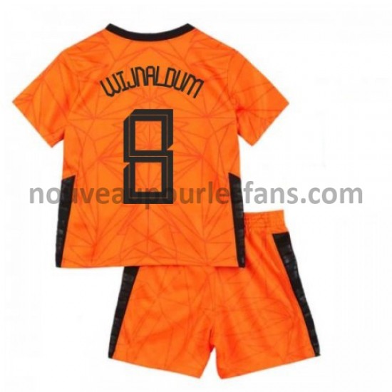 Maillot Pays-Bas Georginio Wijnaldum 8 Enfant Tenue Domicile Euro 2020 Manche Courte