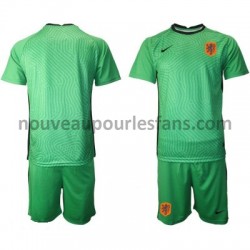 Maillot Pays-Bas Gardien Enfant Tenue Extérieur Euro 2020 Manche Courte