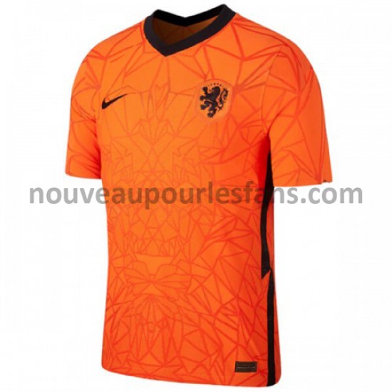 Maillot Pays-Bas Tenue Domicile Euro 2020 Manche Courte