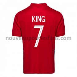 Maillot Norvège Joshua King 7 Tenue Domicile 2020-2021 Manche Courte