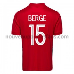 Maillot Norvège Sander Berge 15 Tenue Domicile 2020-2021 Manche Courte