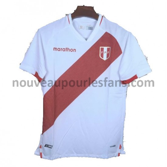 Maillot Pérou Tenue Extérieur 2020-2021 Manche Courte