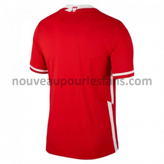 Maillot Pologne Tenue Extérieur Euro 2020 Manche Courte