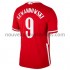 Maillot Pologne Robert Lewandowski 9 Tenue Extérieur Euro 2020 Manche Courte