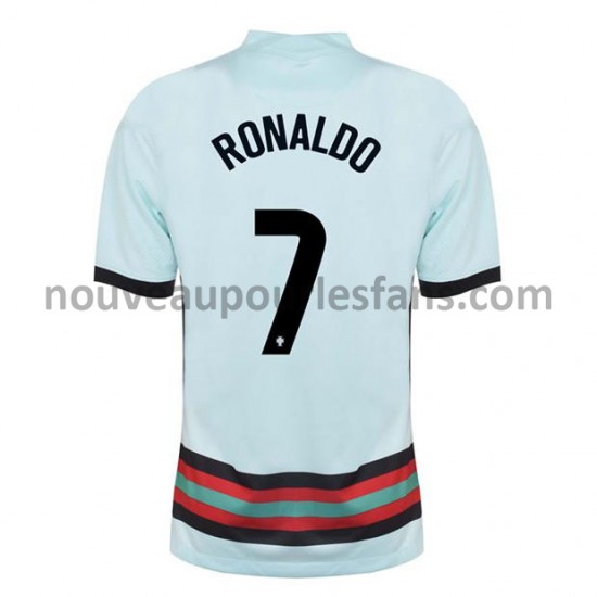 Maillot Portugal Cristiano Ronaldo 7 Tenue Extérieur Euro 2020 Manche Courte
