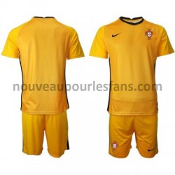 Maillot Portugal Gardien Enfant Tenue Extérieur Euro 2020 Manche Courte