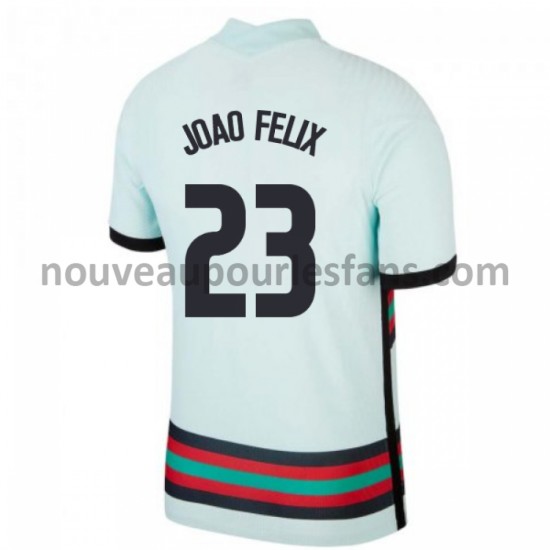Maillot Portugal João Félix 23 Tenue Extérieur Euro 2020 Manche Courte